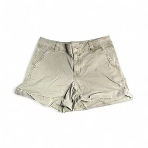 So Women's Green Rolled Hem Shorts Size 7